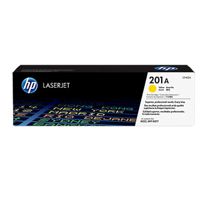 HP 201A Original LaserJet Toner Cartridge - Yellow HP 201A Original LaserJet Toner Cartridge - Yellow